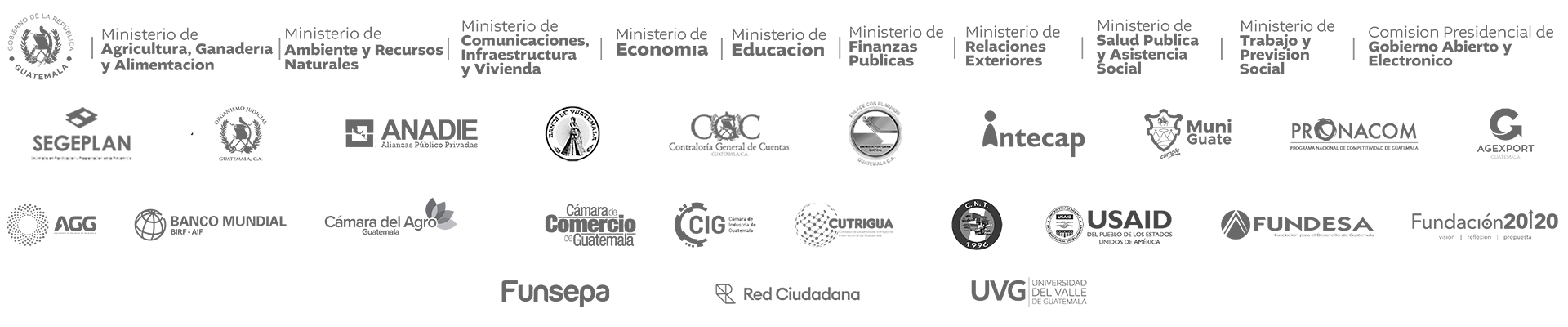 Logos Interinstitucionales GNSD