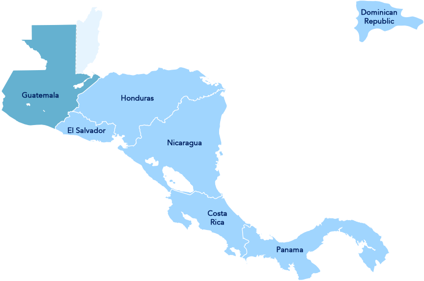 Central america map