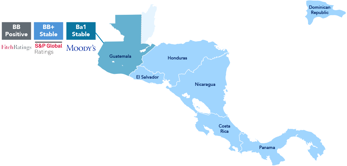 Central america map